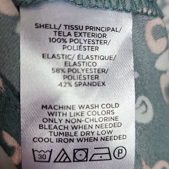 Loft Petite Gray Floral Smocked Babydoll Puff Short Sleeves Mini Dress Cute SP - Picture 6 of 10